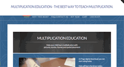 Desktop Screenshot of multiplicationeducation.com